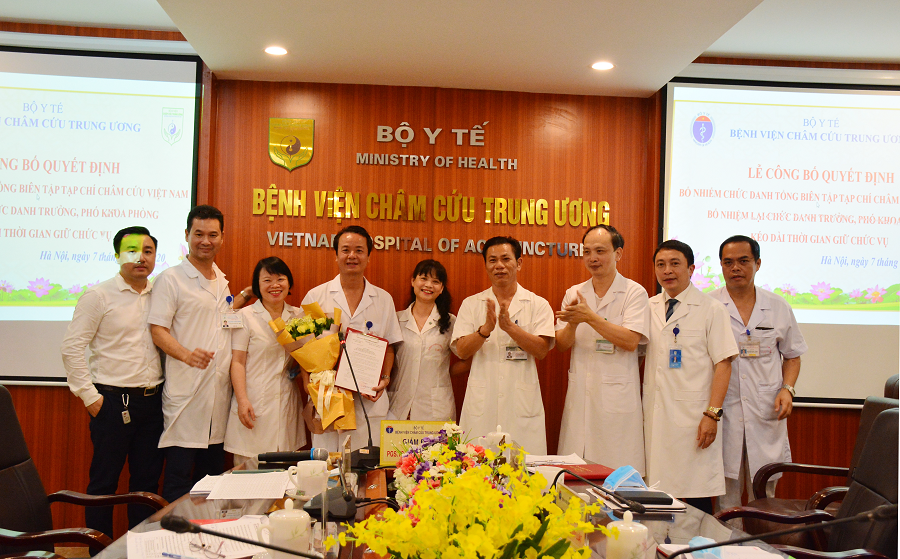 Bệnh viện Châm cứu Trung ương bổ nhiệm chức danh Tổng biên tập Tạp chí Châm cứu Việt Nam, kiện toàn và hoàn thiện bộ máy lãnh đạo