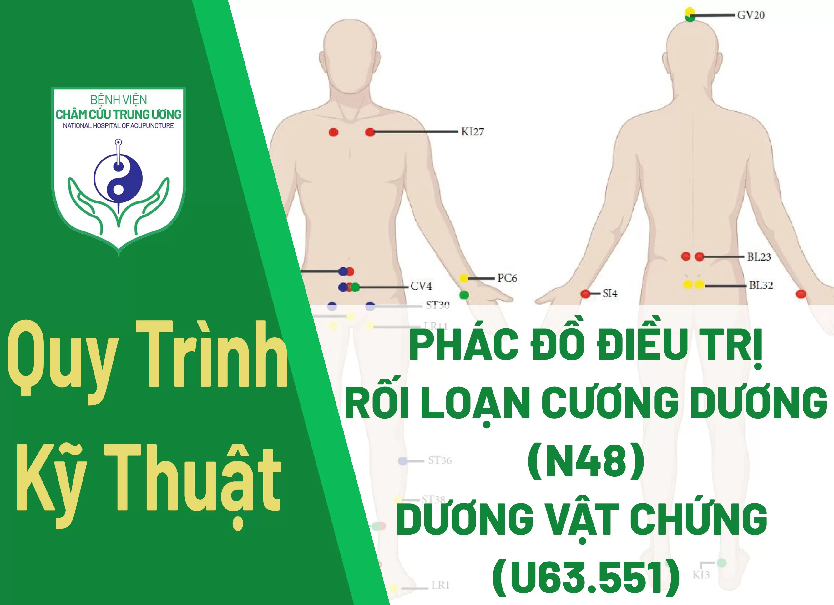Phác Đồ Điều Trị Rối Loạn Cương Dương (N48) - Dương Vật Chứng (U63.551)