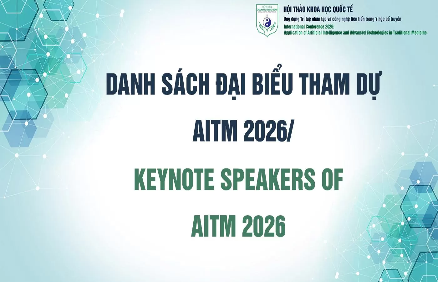 Danh sách đại biểu tham dự Hội thảo AITM 2026