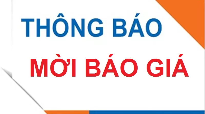 Thông báo : Mời chào giá hàng hóa mua sắm dịch vụ cho nhà thuốc Bệnh viện