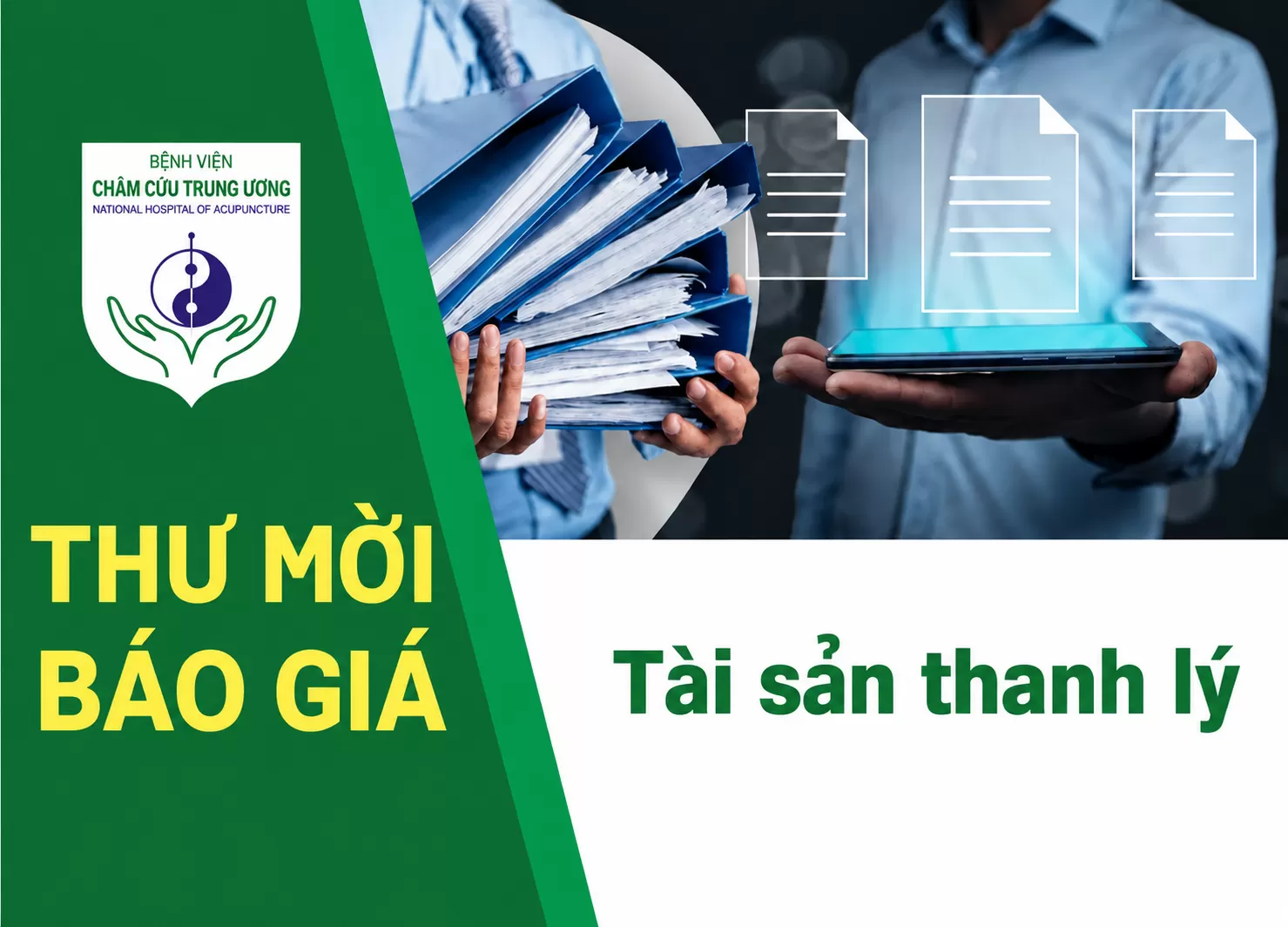 Thư mời báo giá tài sản thanh lý