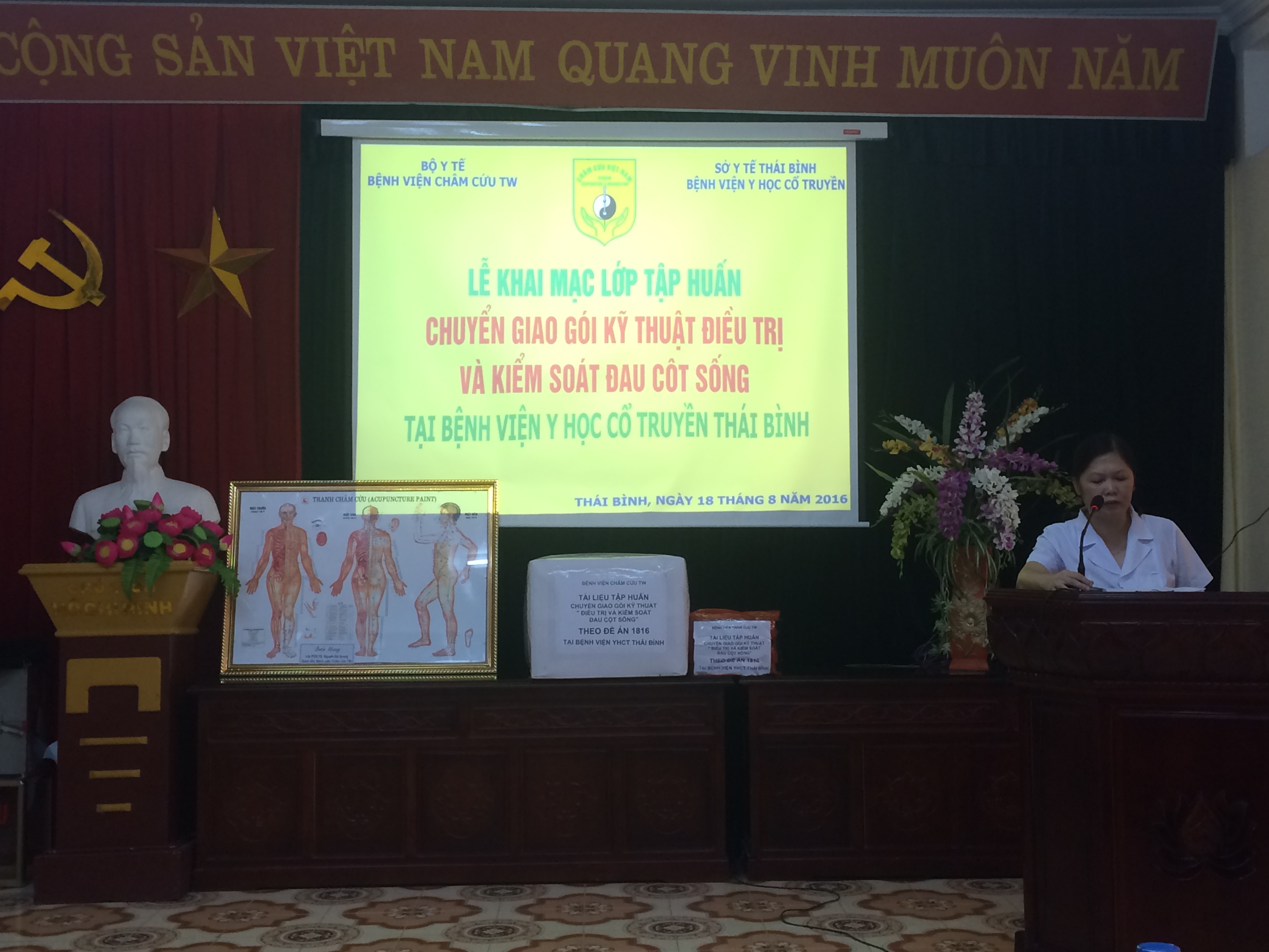 Công tác tuyến tại tỉnh Thái Bình