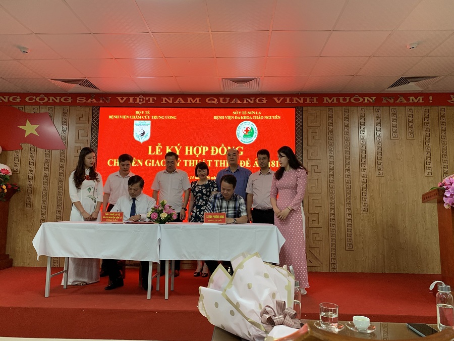 Bệnh viện Châm cứu Trung ương Chuyển giao kỹ thuật tại Bệnh viện đa khoa Thảo Nguyên