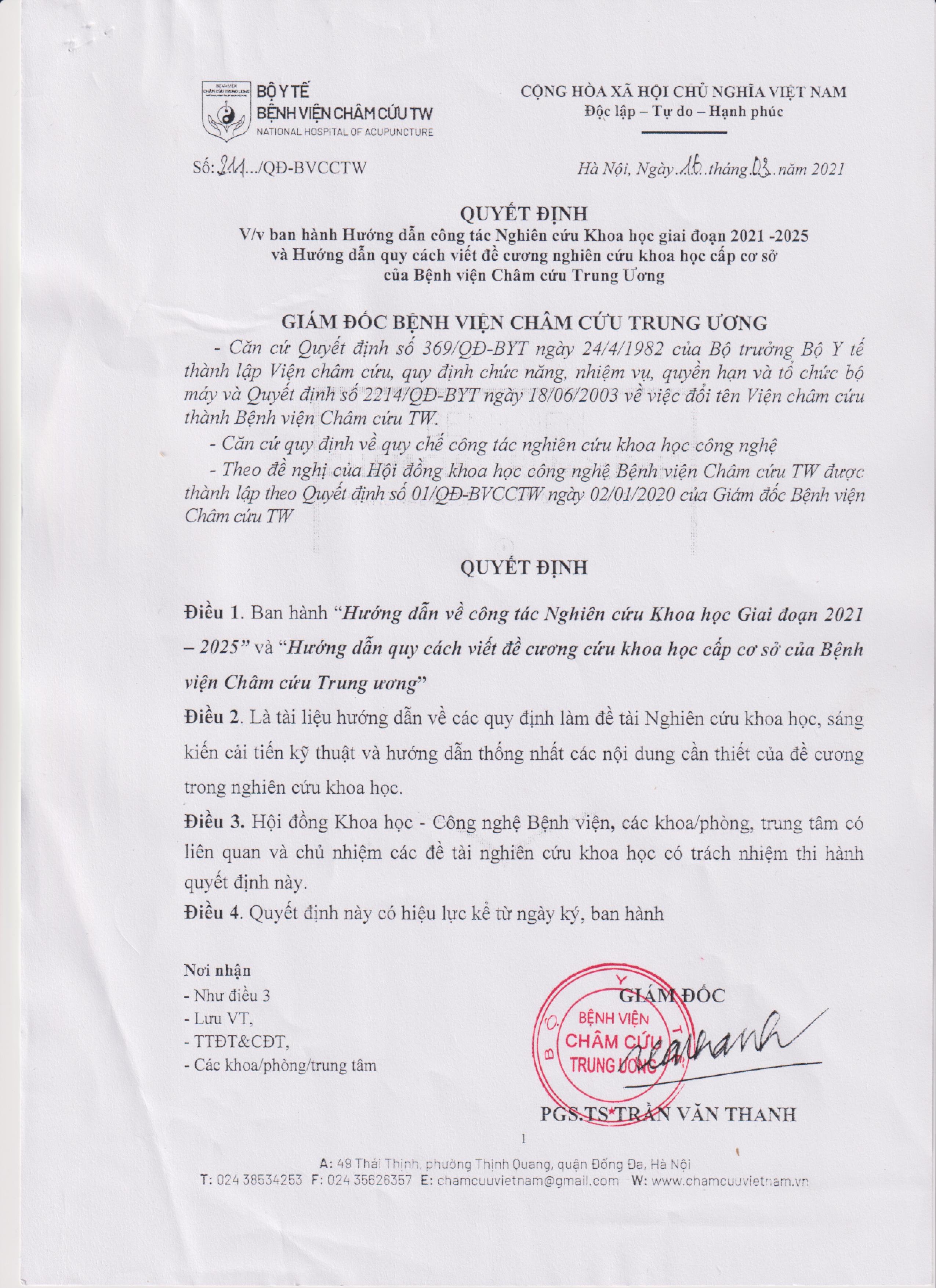 Công tác Nghiên cứu khoa học giai đoạn 2021- 2025