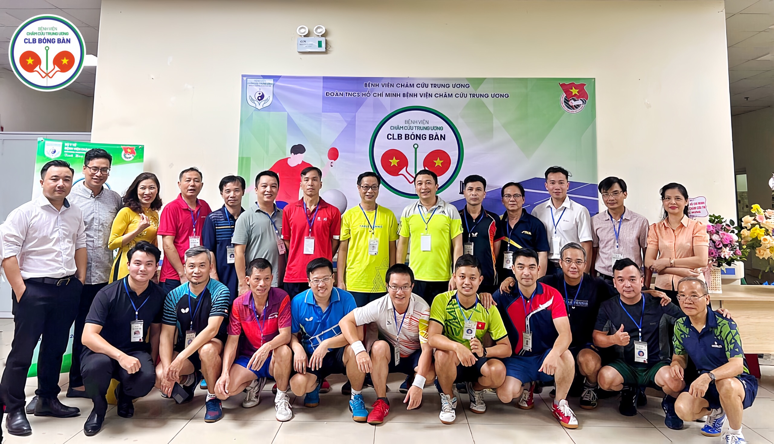 BỆNH VIỆN CHÂM CỨU TRUNG ƯƠNG RA MẮT CÂU LẠC BỘ BÓNG BÀN