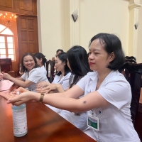 Bệnh viện Châm cứu Trung ương phát động phong trào "Vệ sinh tay" năm 2025